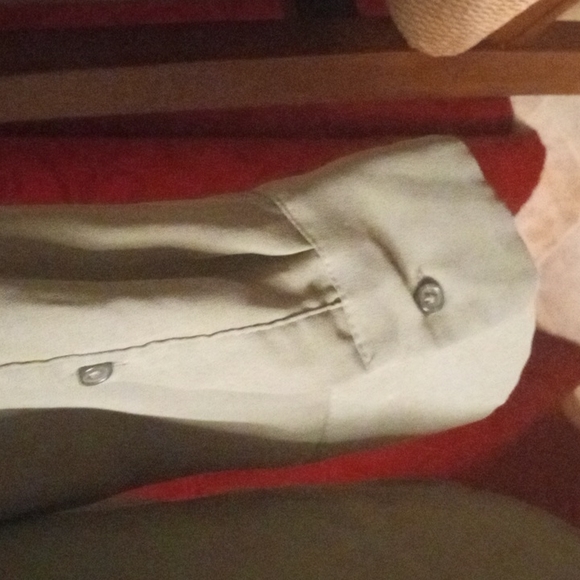 🌻Mossimo Olive Green Button Down Shirt|Plus Sz 2Xl - Picture 5 of 10